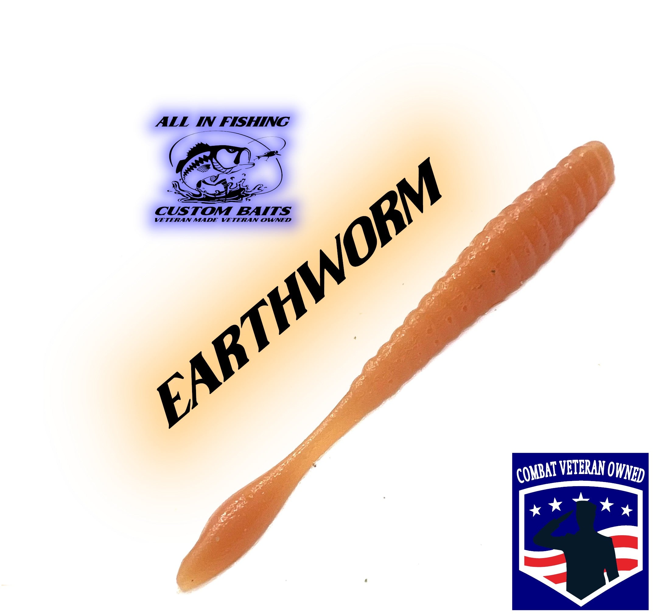 4'' flat worm (Choose Color ) - 20Pack