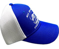 All In Fishing royal blue white Mesh-Back Twill cap/hat