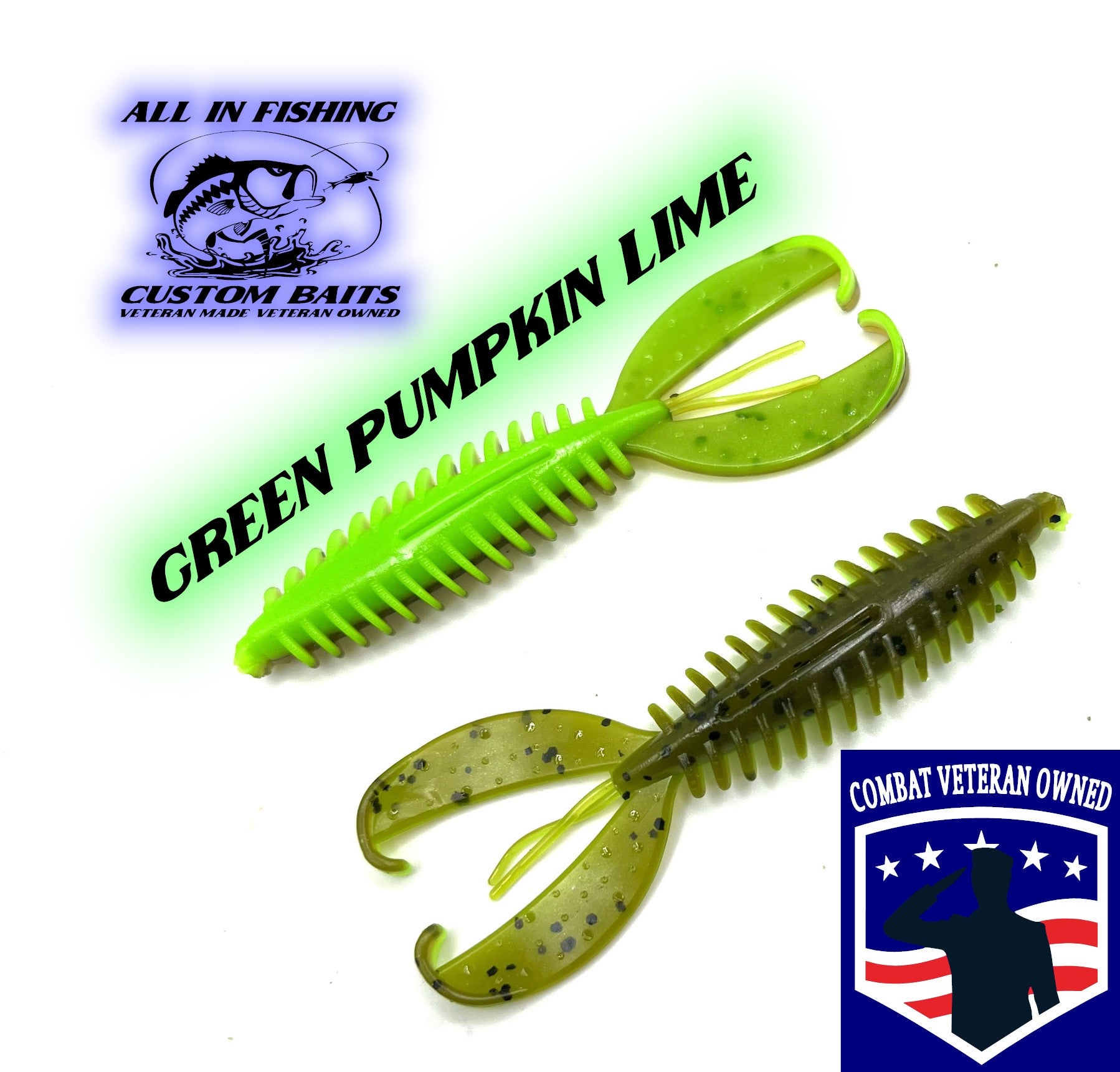 12ct 3.5'' Z-craw Jr choose color