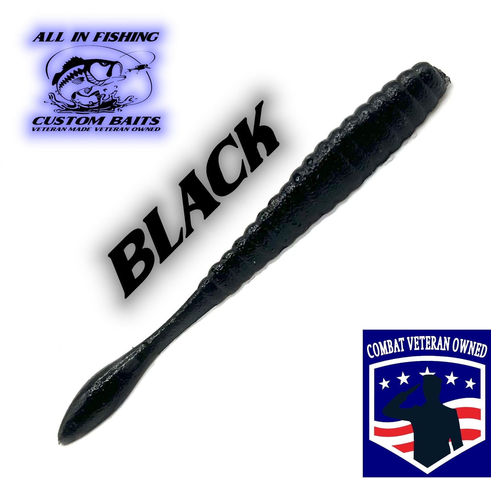 4'' flat worm (Choose Color ) - 20Pack