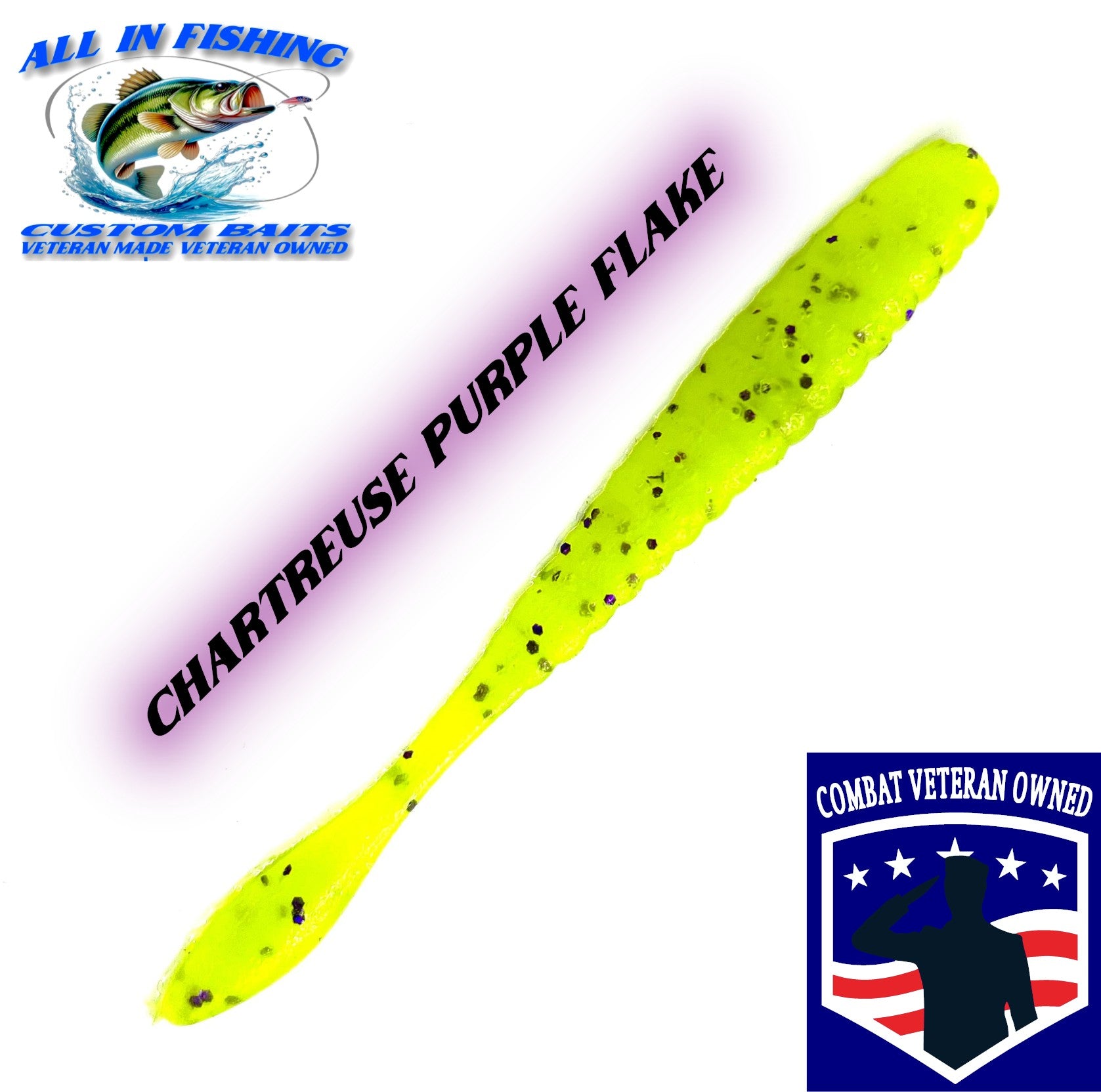 4'' flat worm (Choose Color ) - 20Pack