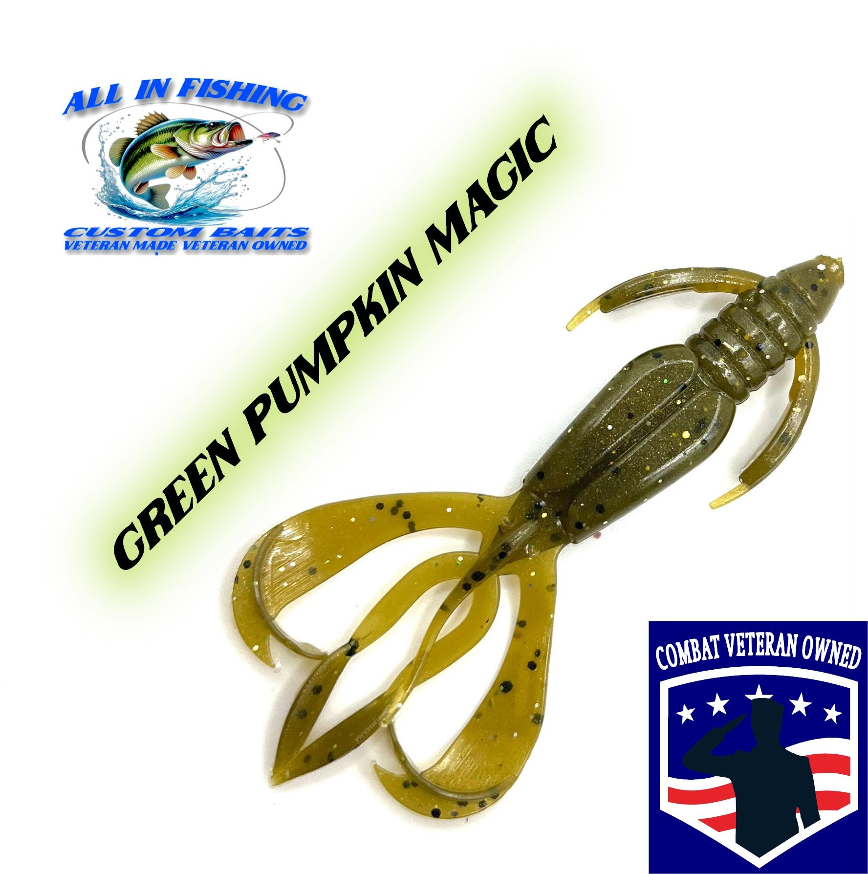 Crazy Flapper 10ct (choose size, color) creature bait
