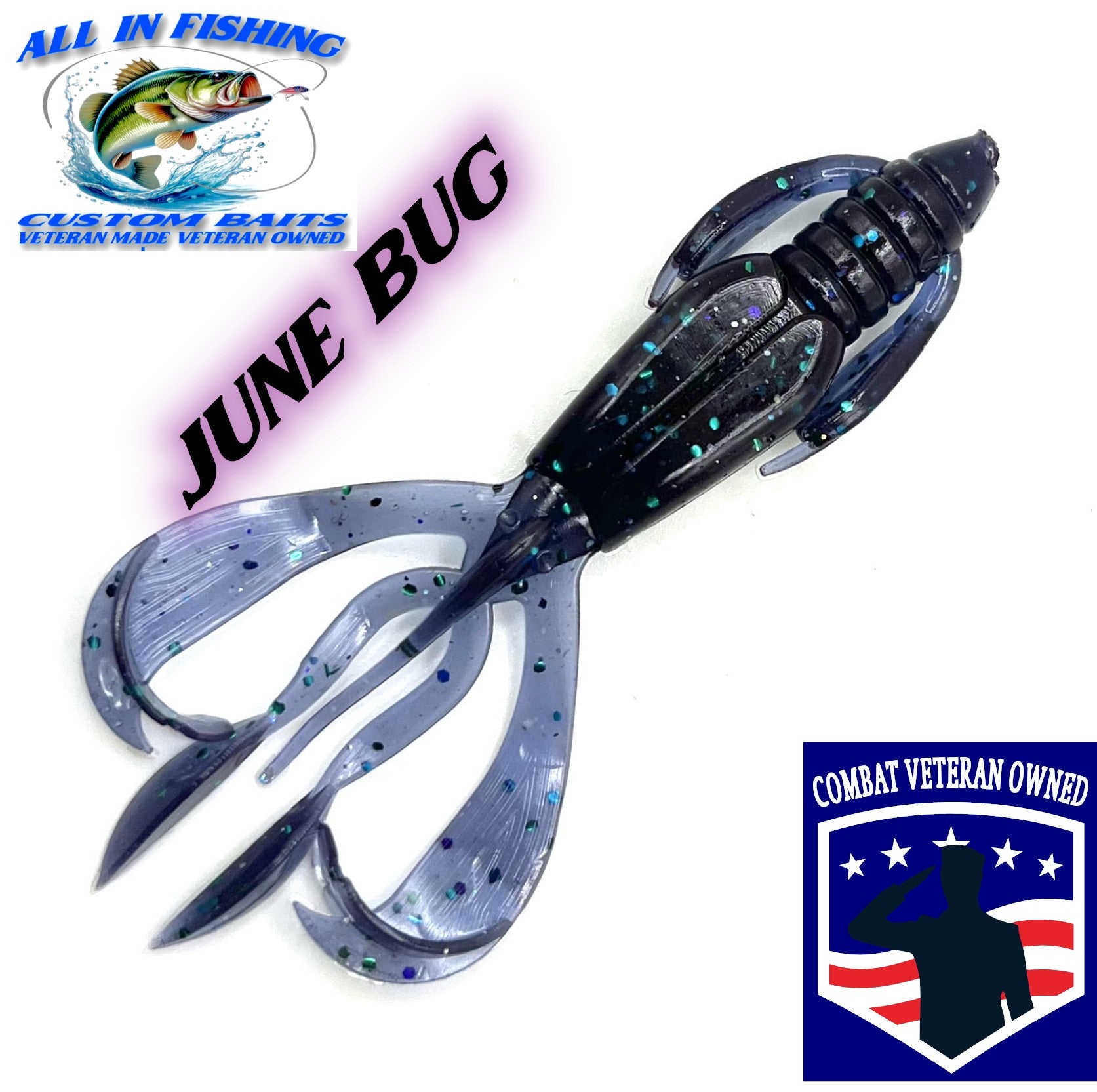 Crazy Flapper 10ct (choose size, color) creature bait