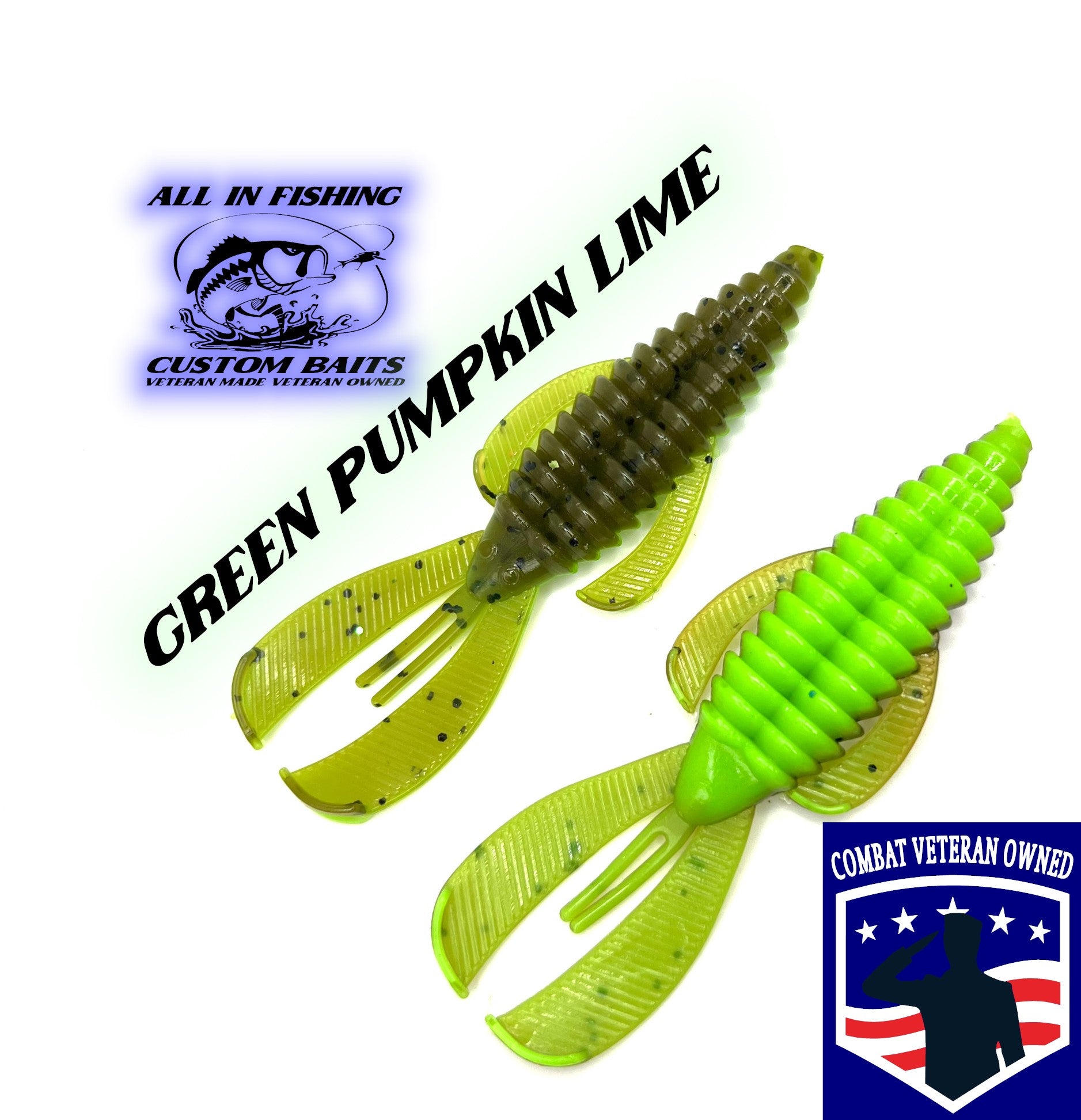 12ct 4'' Rage Bug Style (choose color) Creature Bait
