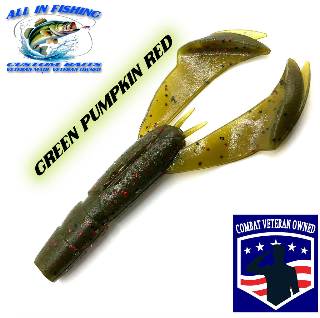 12ct 4'' hatchet craw choose color
