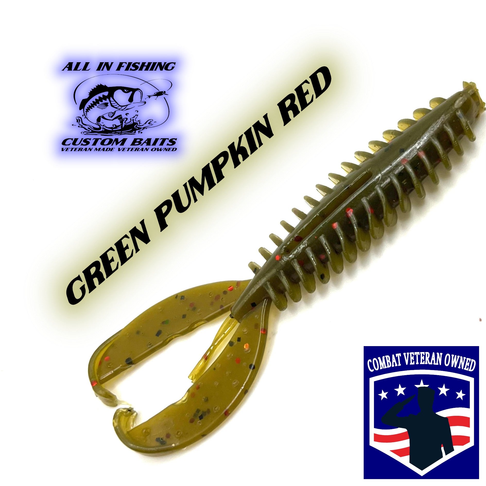 12ct 3.5'' Z-craw Jr choose color