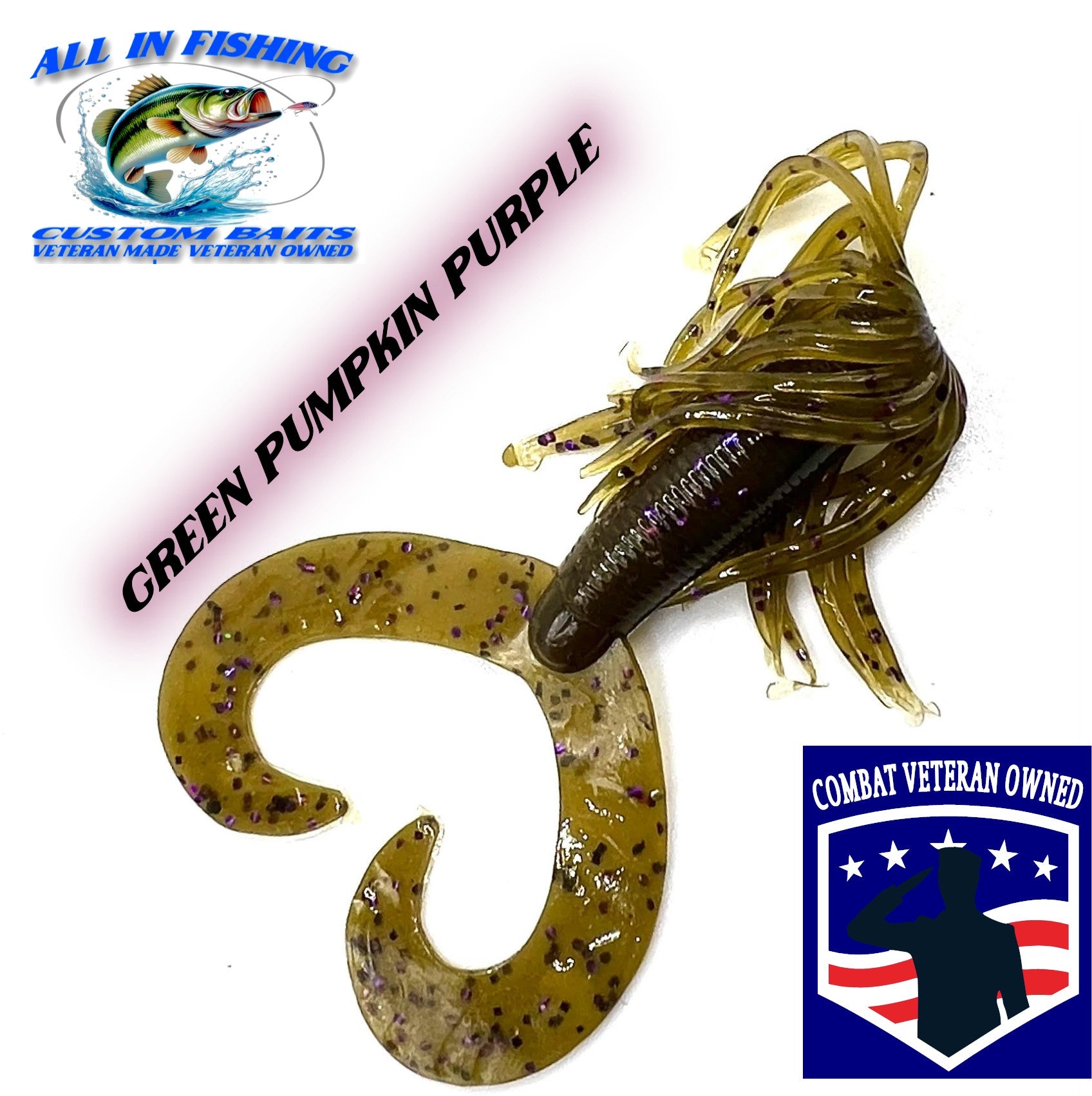 10ct 4'' hula grub choose color