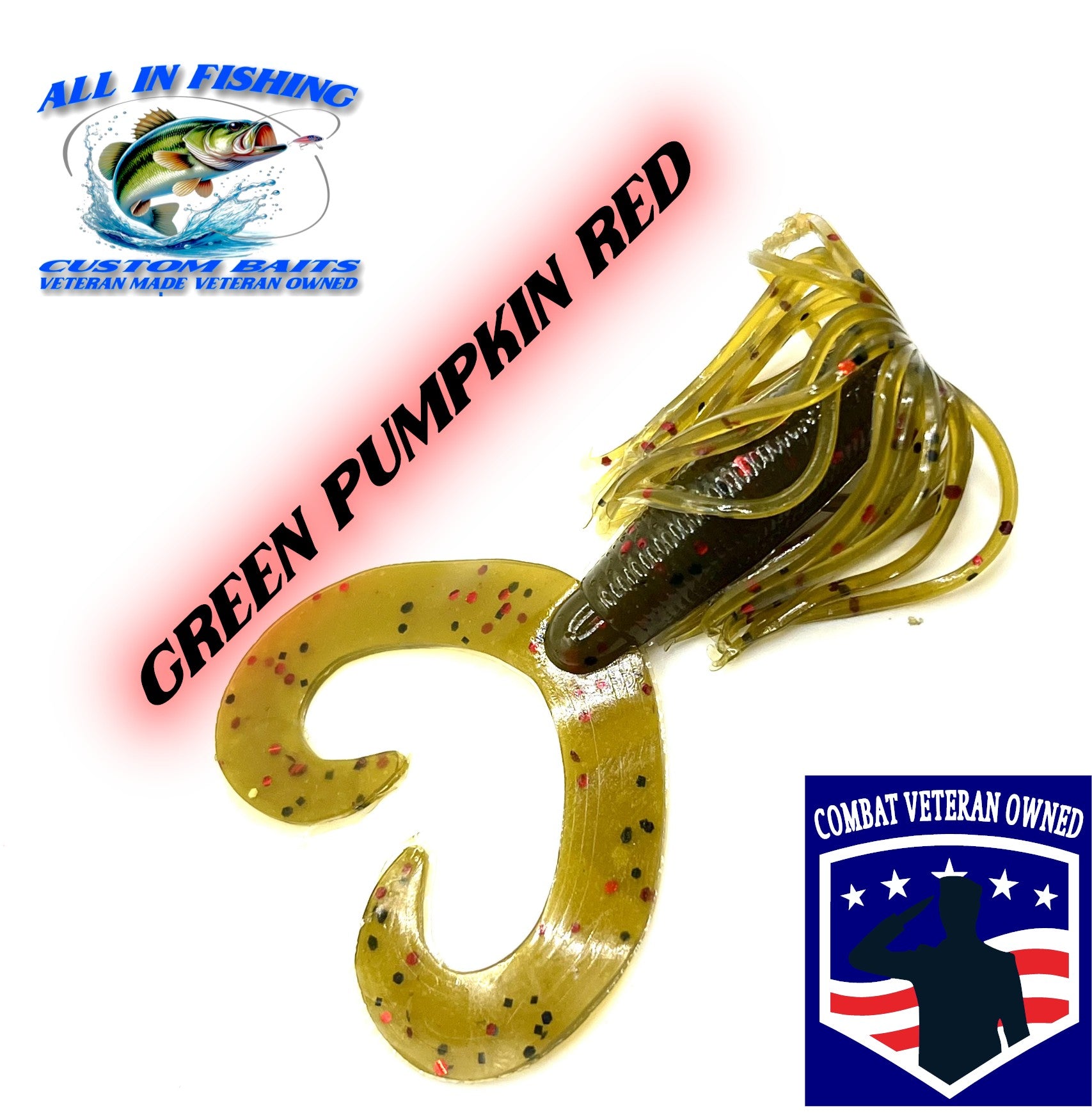 10ct 4'' hula grub choose color