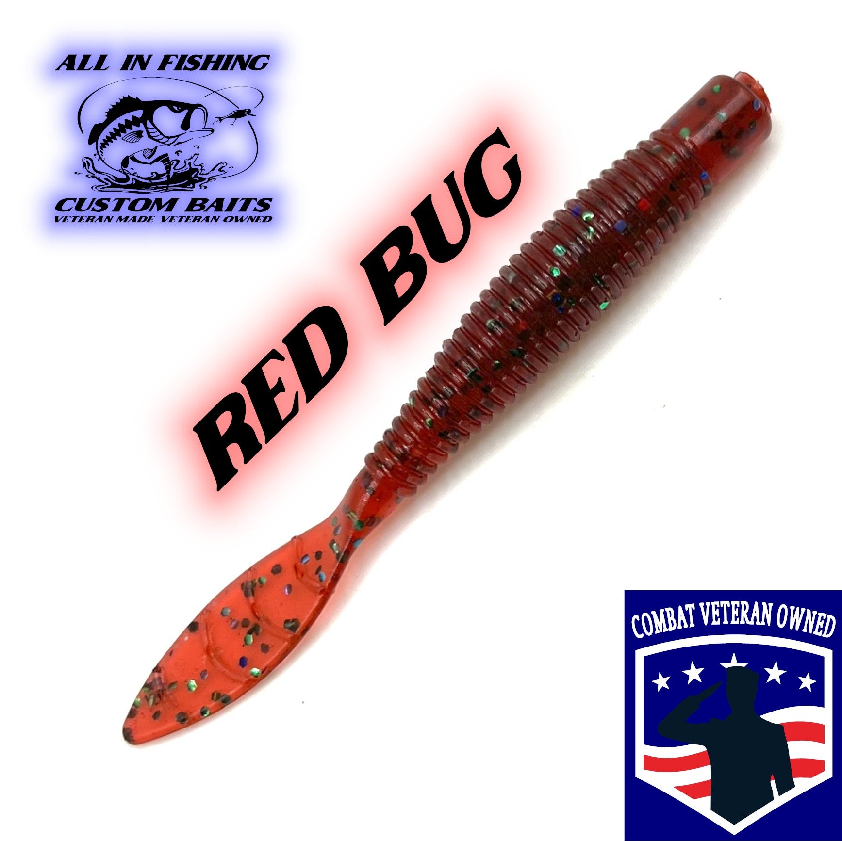 Ned Bomb 3.25 (choose color) drop shot/ned worm