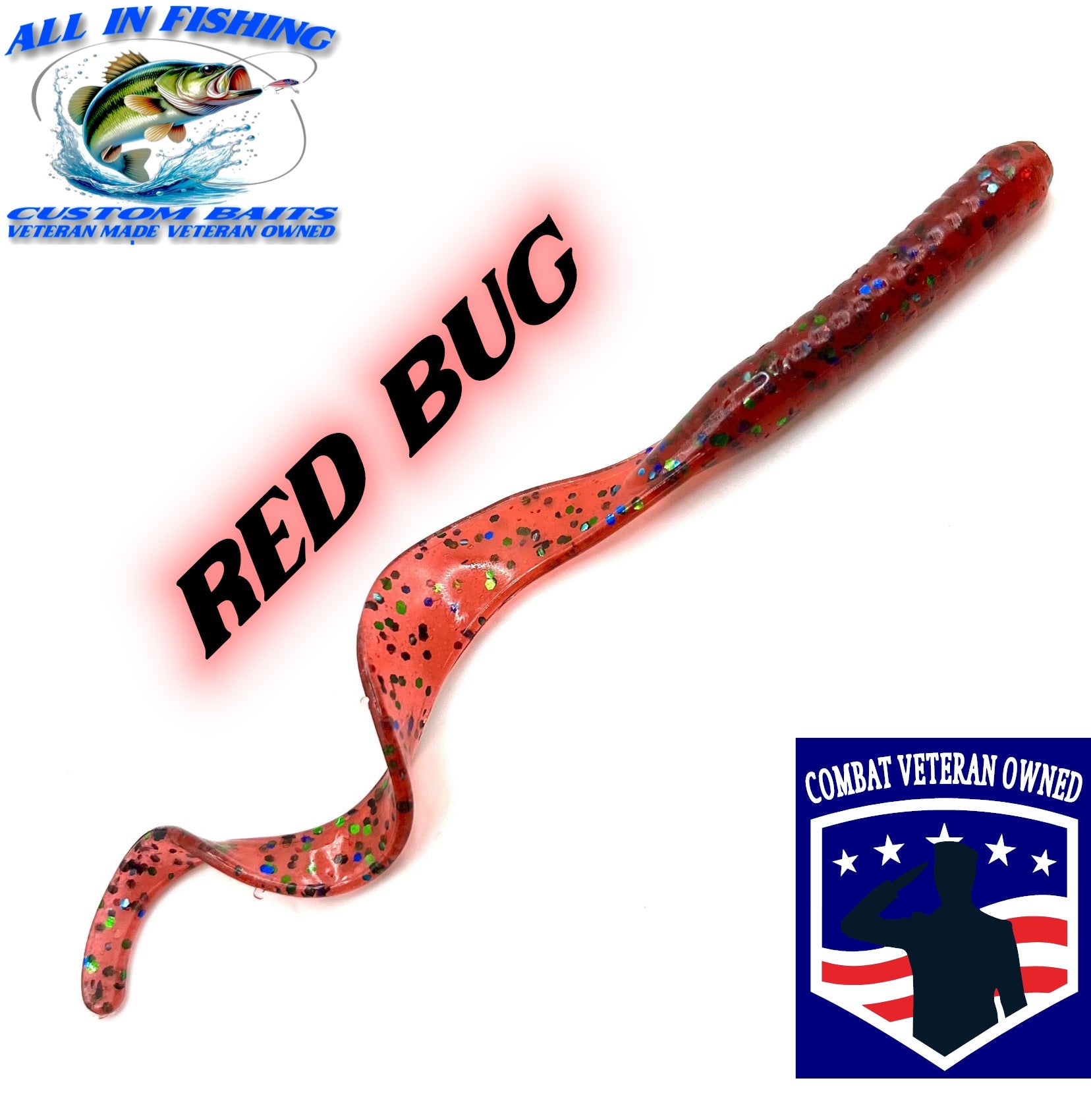 20ct 4.5'' ribbon tail worm choose color