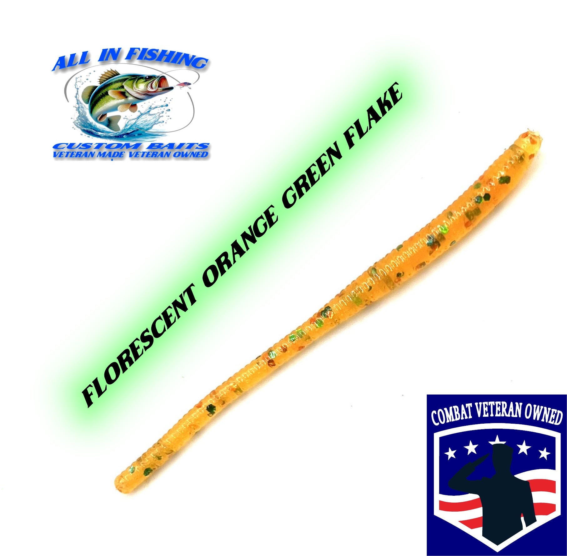 3'' trout worm choose color and pack count