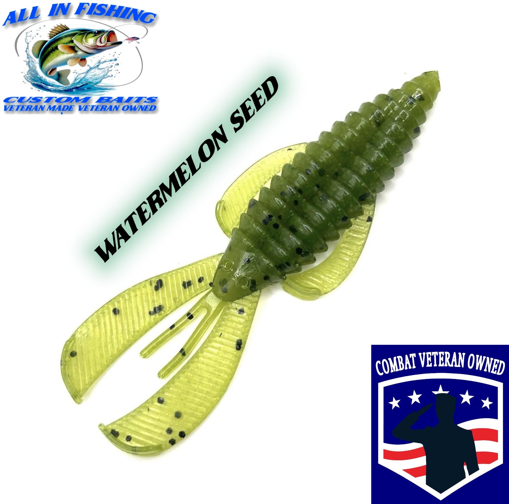 12ct 4'' Rage Bug Style (choose color) Creature Bait