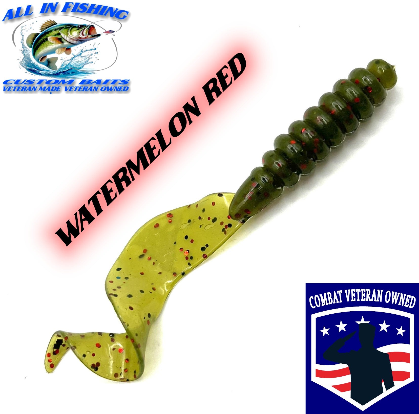 3.8 15ct curly tail grub choose color
