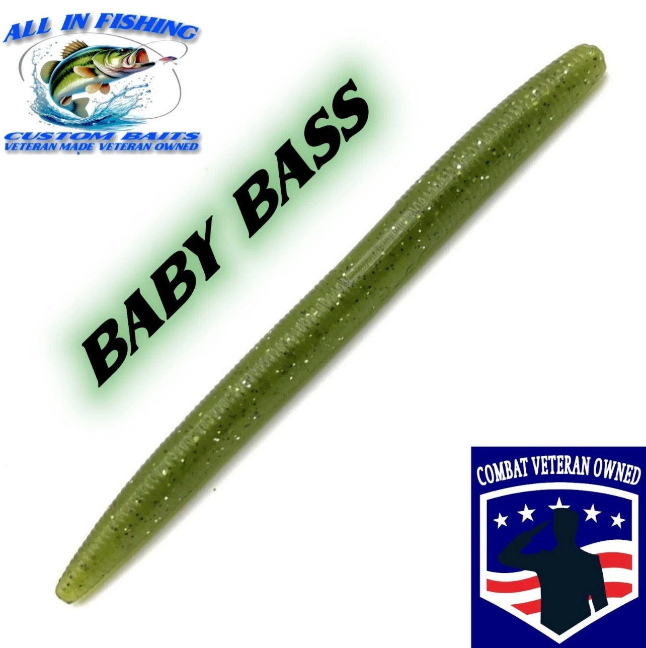 Stick Bait - 4" or 5" (Choose Color & Size) - 15 Pack