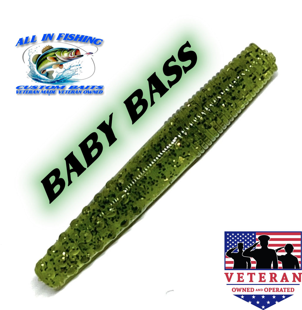 midwest finesse ned worm- 2.7 (Choose Color ) - 20Pack