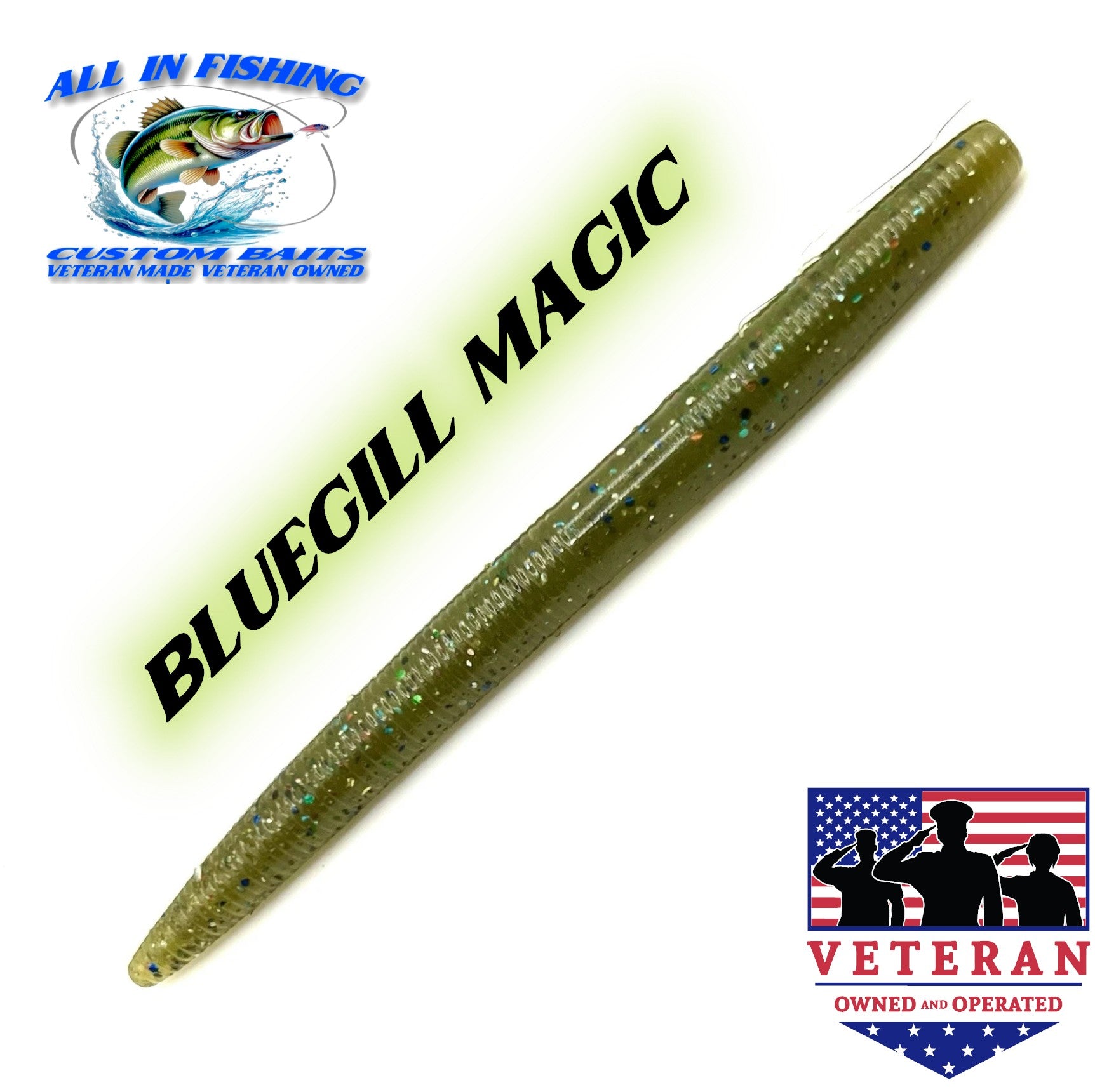 Stick Bait - 4" or 5" (Choose Color & Size) - 15 Pack
