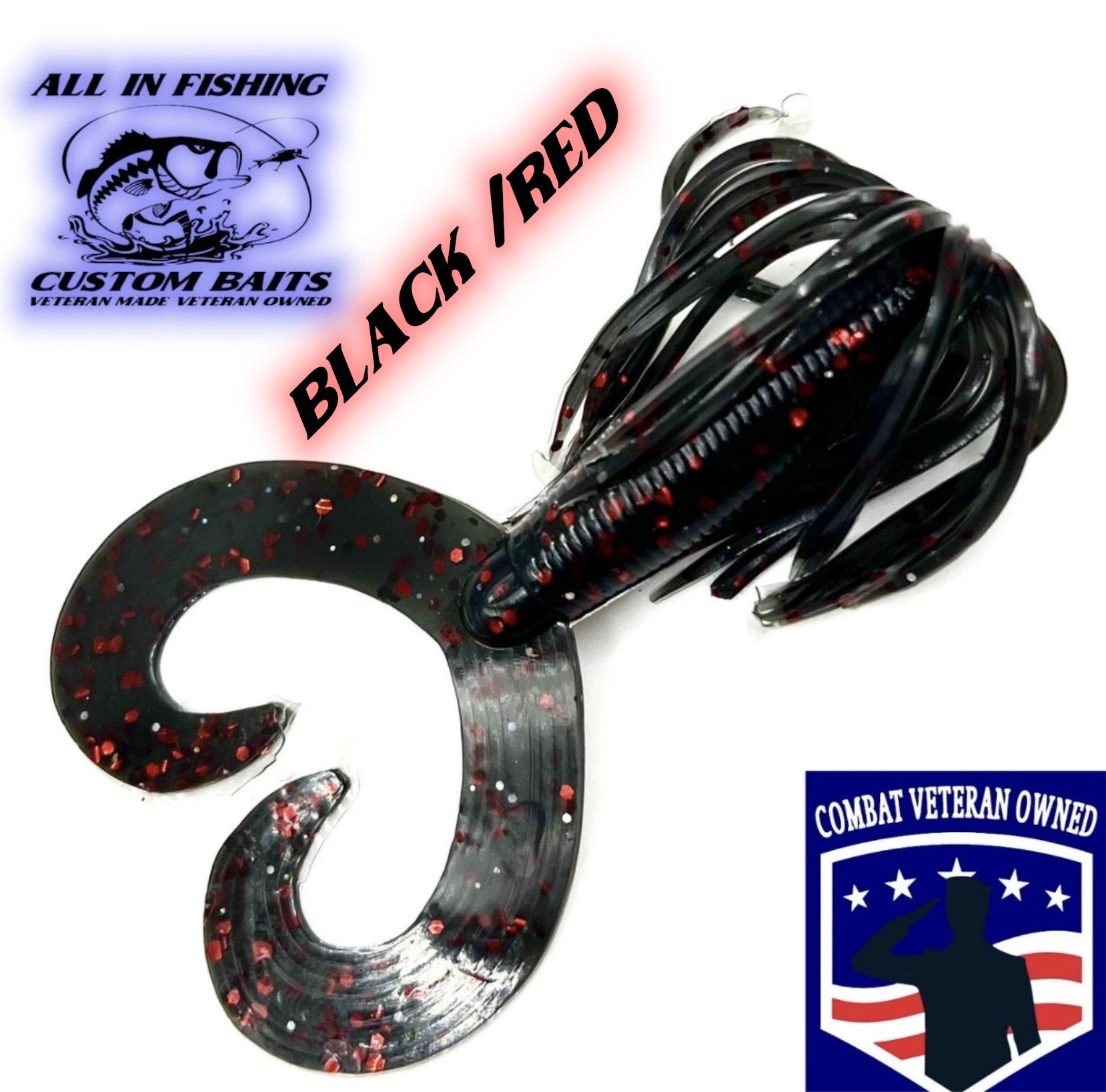 10ct 4'' hula grub choose color