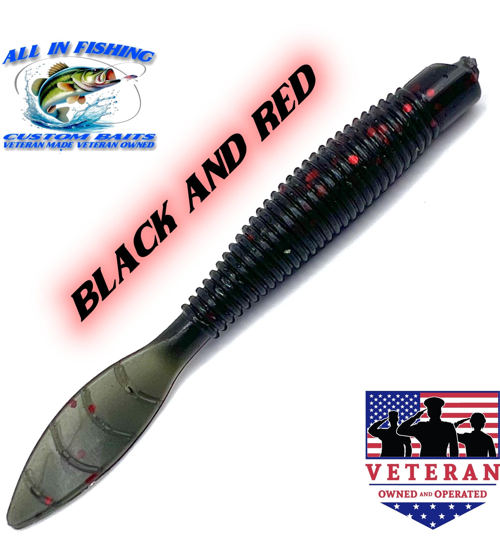 Ned Bomb 3.25 (choose color) drop shot/ned worm