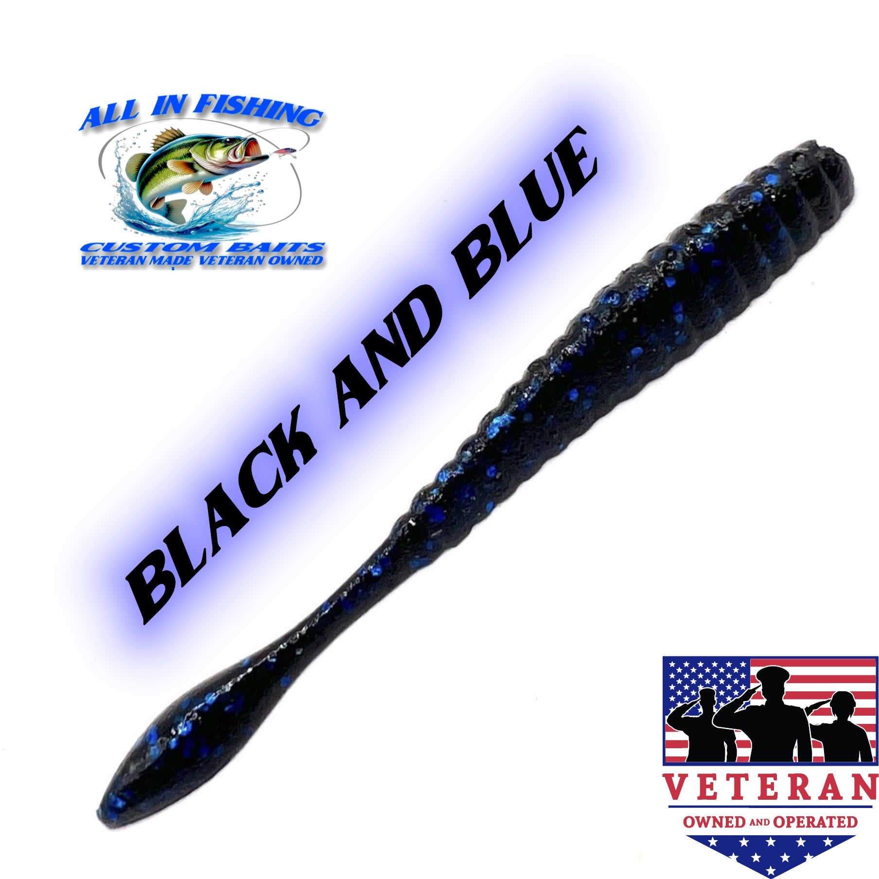4'' flat worm (Choose Color ) - 20Pack