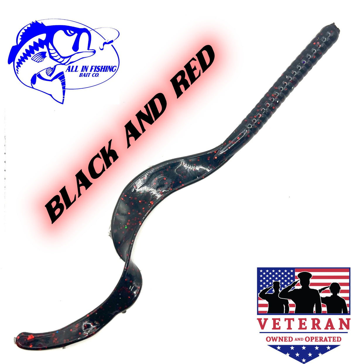 8ct 10'' ribbon tail worm choose color (Copy)