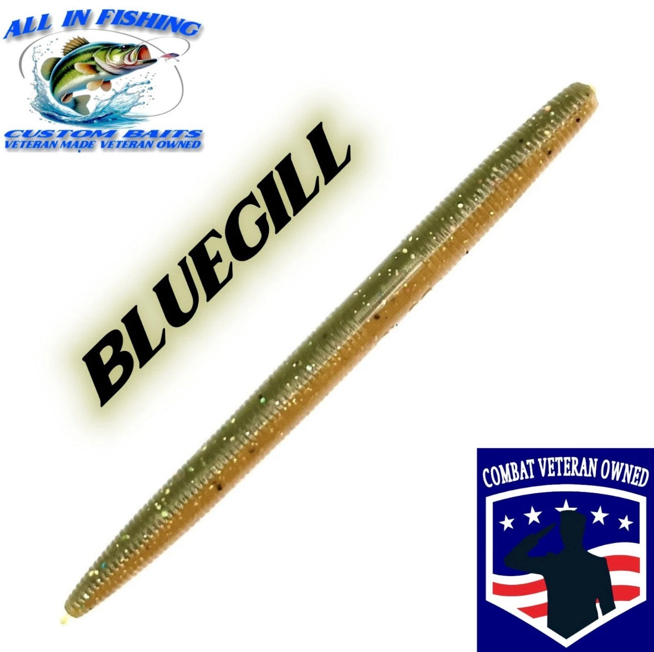 Stick Bait - 4" or 5" (Choose Color & Size) - 15 Pack