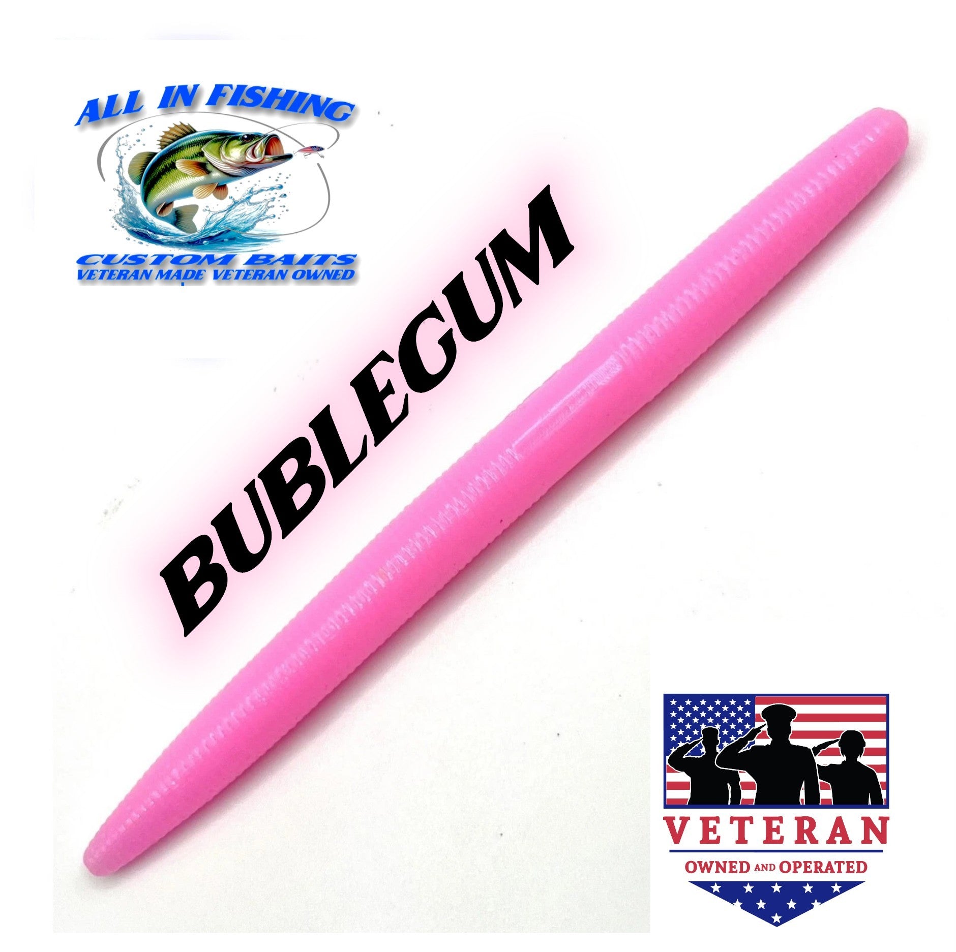 Stick Bait - 4" or 5" (Choose Color & Size) - 15 Pack