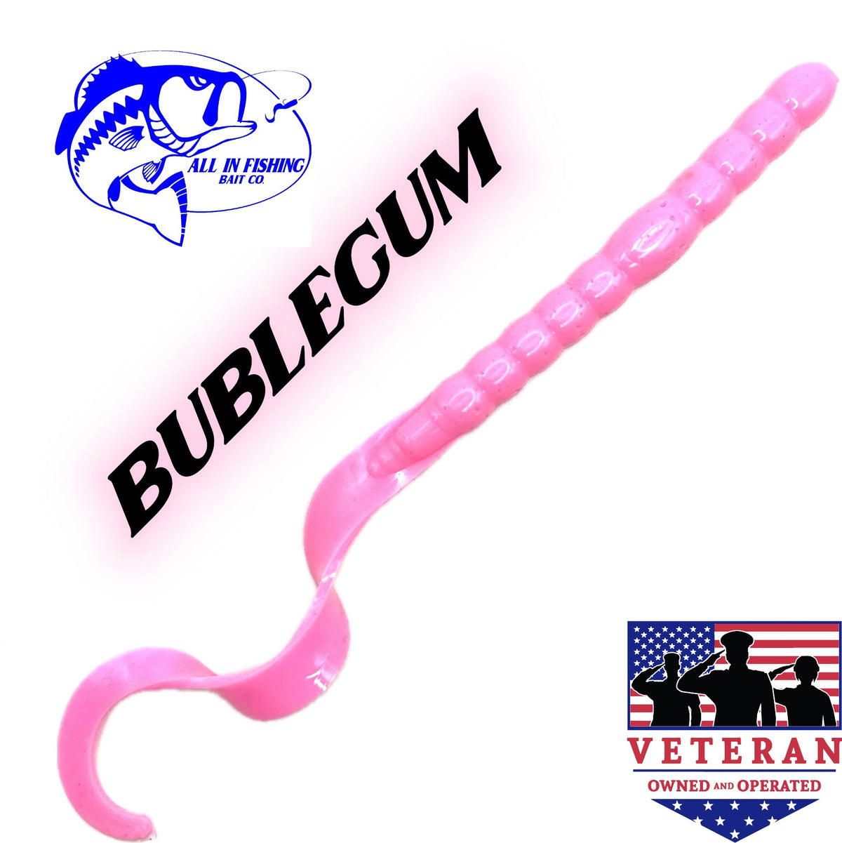 12ct 7'' ribbon tail worm choose color