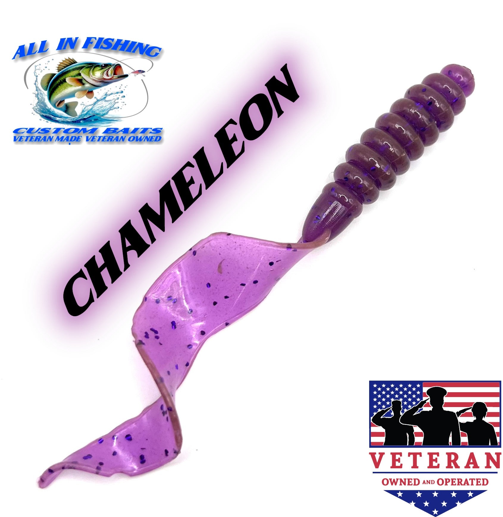 3.8 15ct curly tail grub choose color