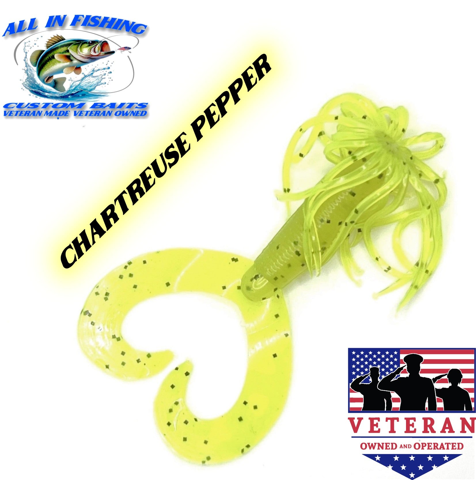 10ct 4'' hula grub choose color