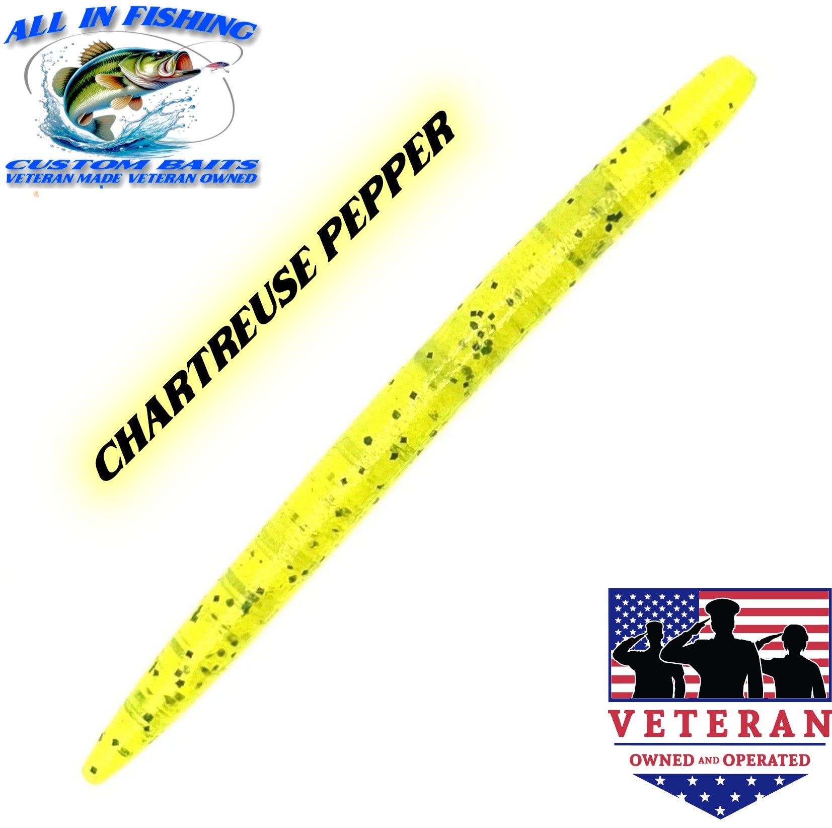 Stick Bait - 4" or 5" (Choose Color & Size) - 15 Pack