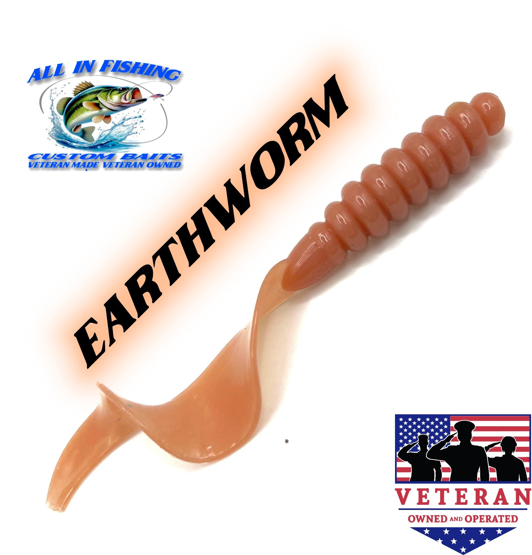 3.8 15ct curly tail grub choose color