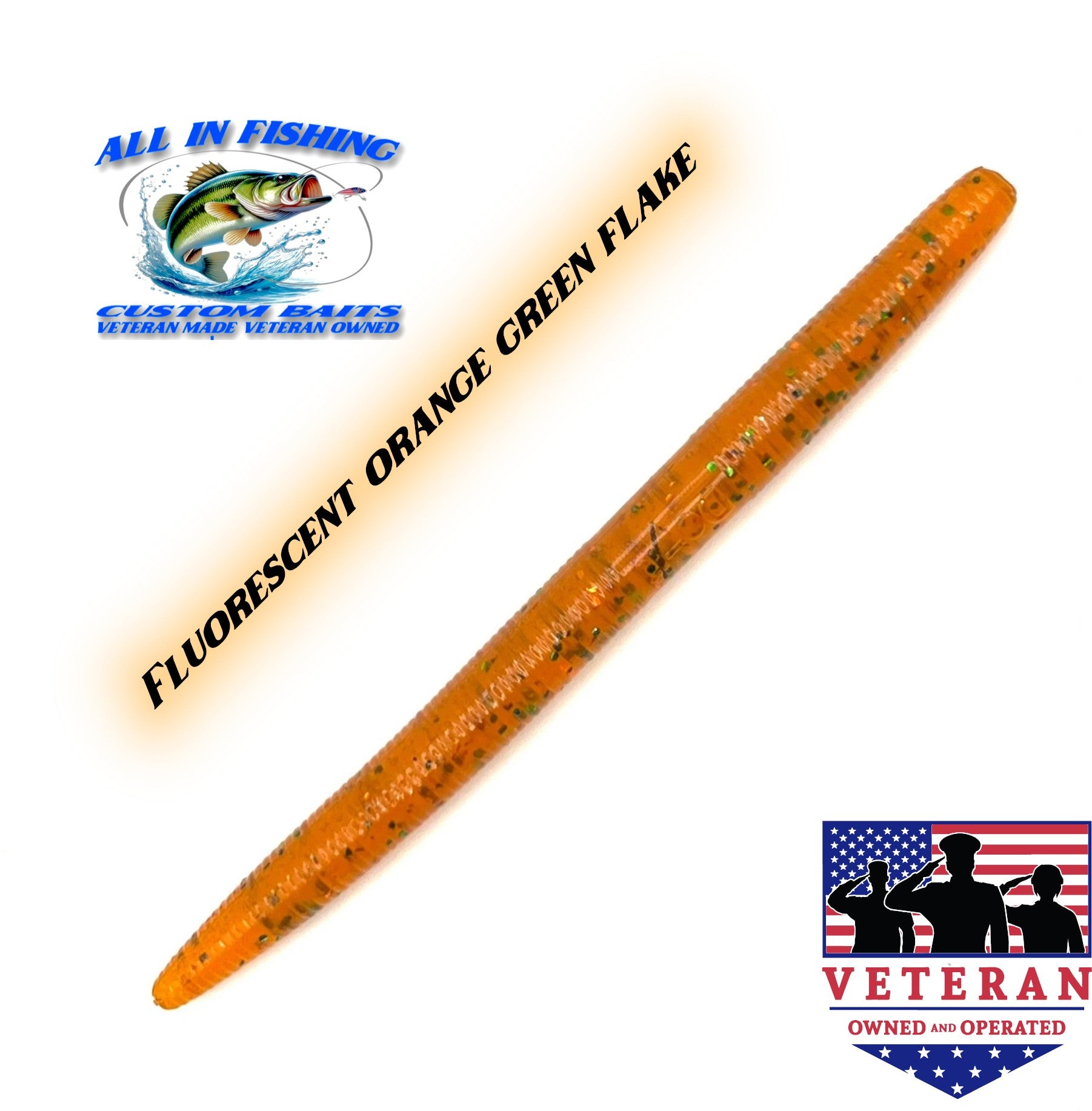 Stick Bait - 4" or 5" (Choose Color & Size) - 15 Pack