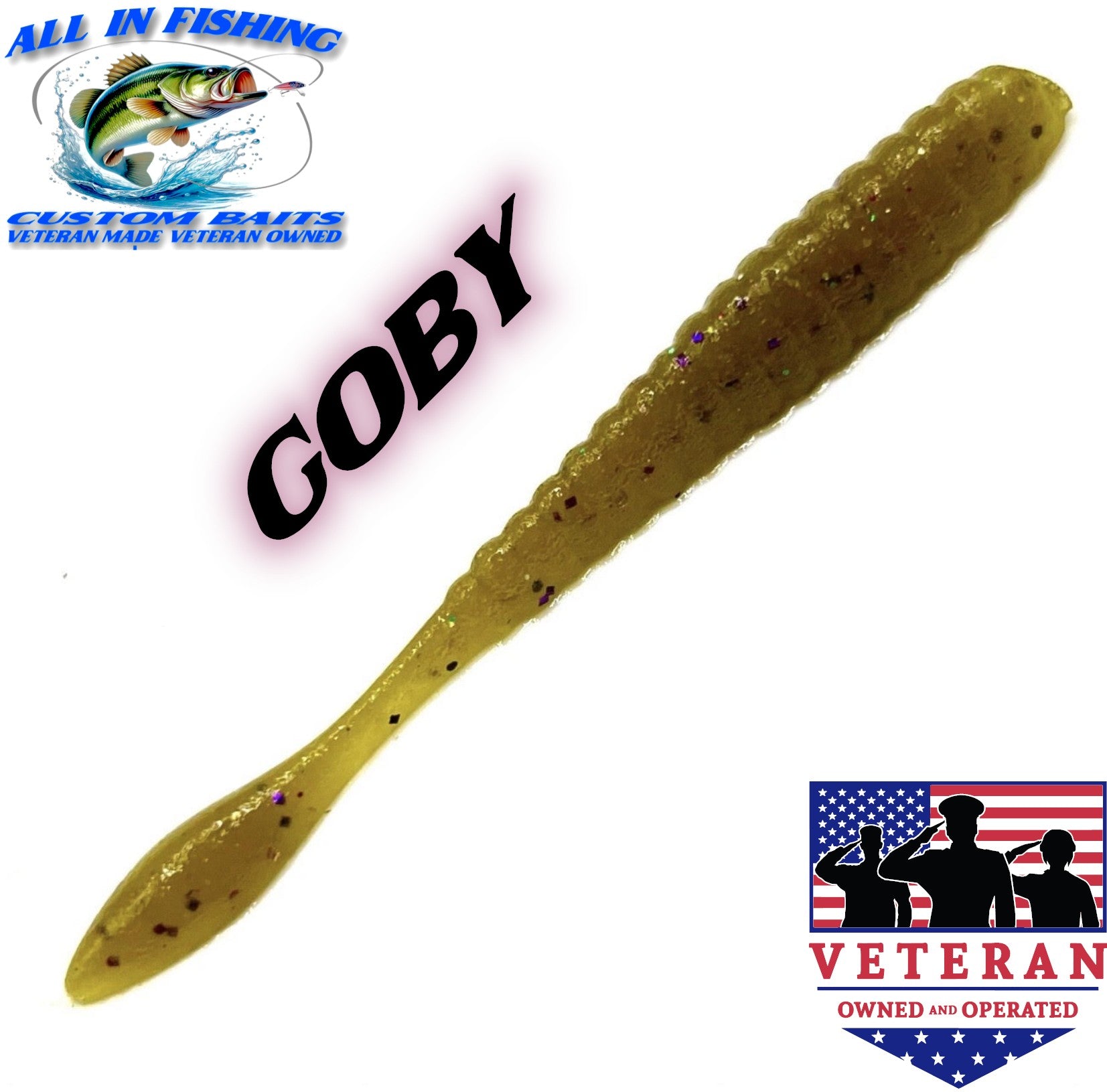 4'' flat worm (Choose Color ) - 20Pack