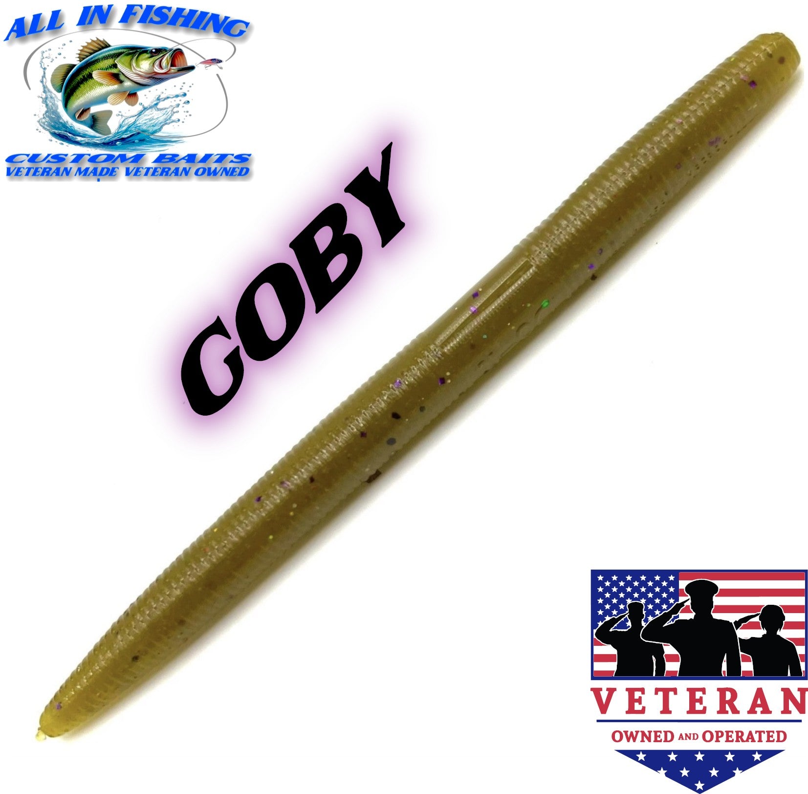 Stick Bait - 4" or 5" (Choose Color & Size) - 15 Pack