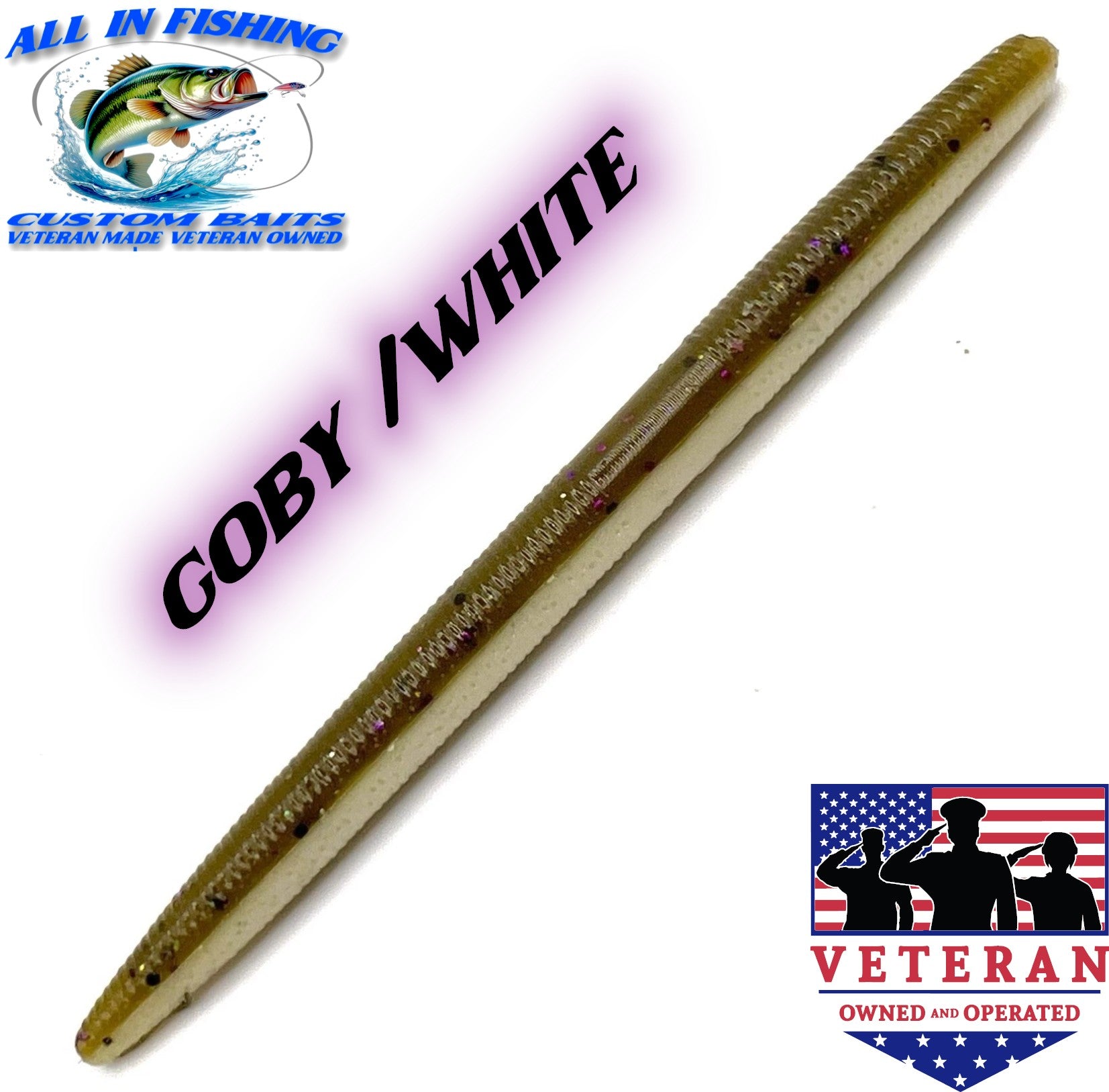 Stick Bait - 4" or 5" (Choose Color & Size) - 15 Pack