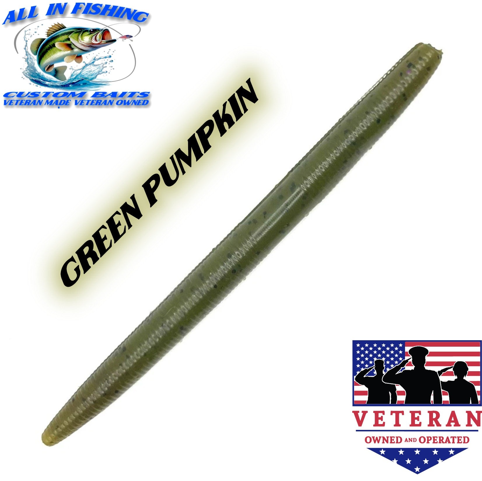 Stick Bait - 4" or 5" (Choose Color & Size) - 15 Pack