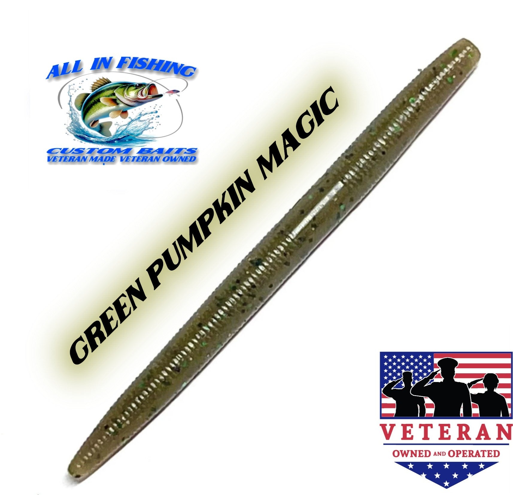 Stick Bait - 4" or 5" (Choose Color & Size) - 15 Pack