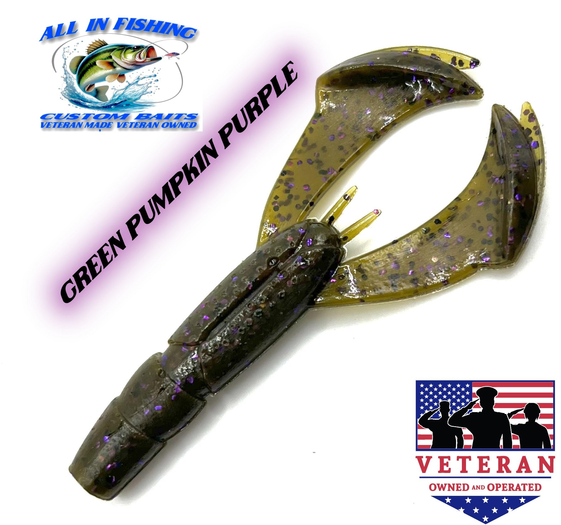 12ct 4'' hatchet craw choose color