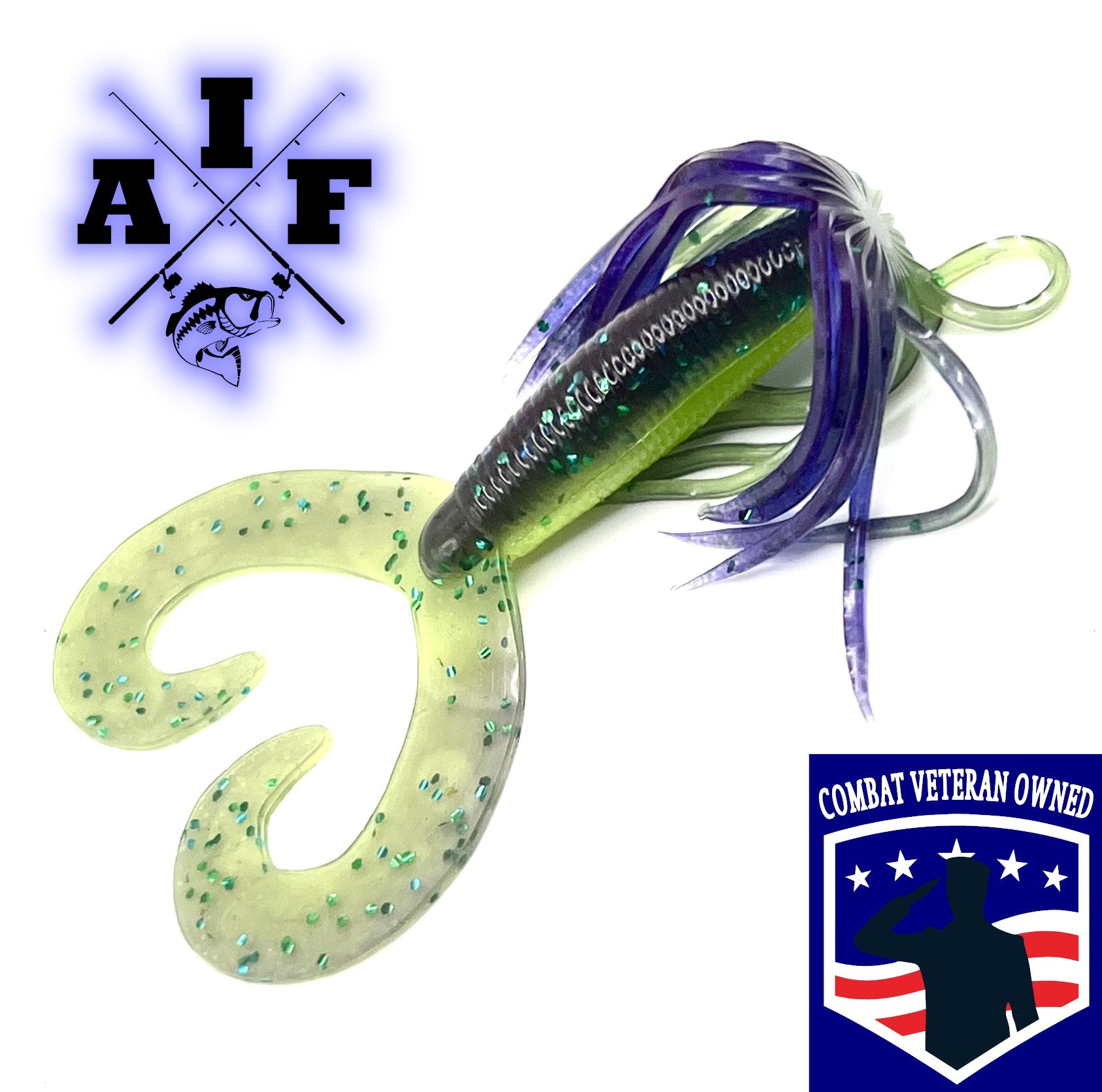 10ct 4'' hula grub choose color