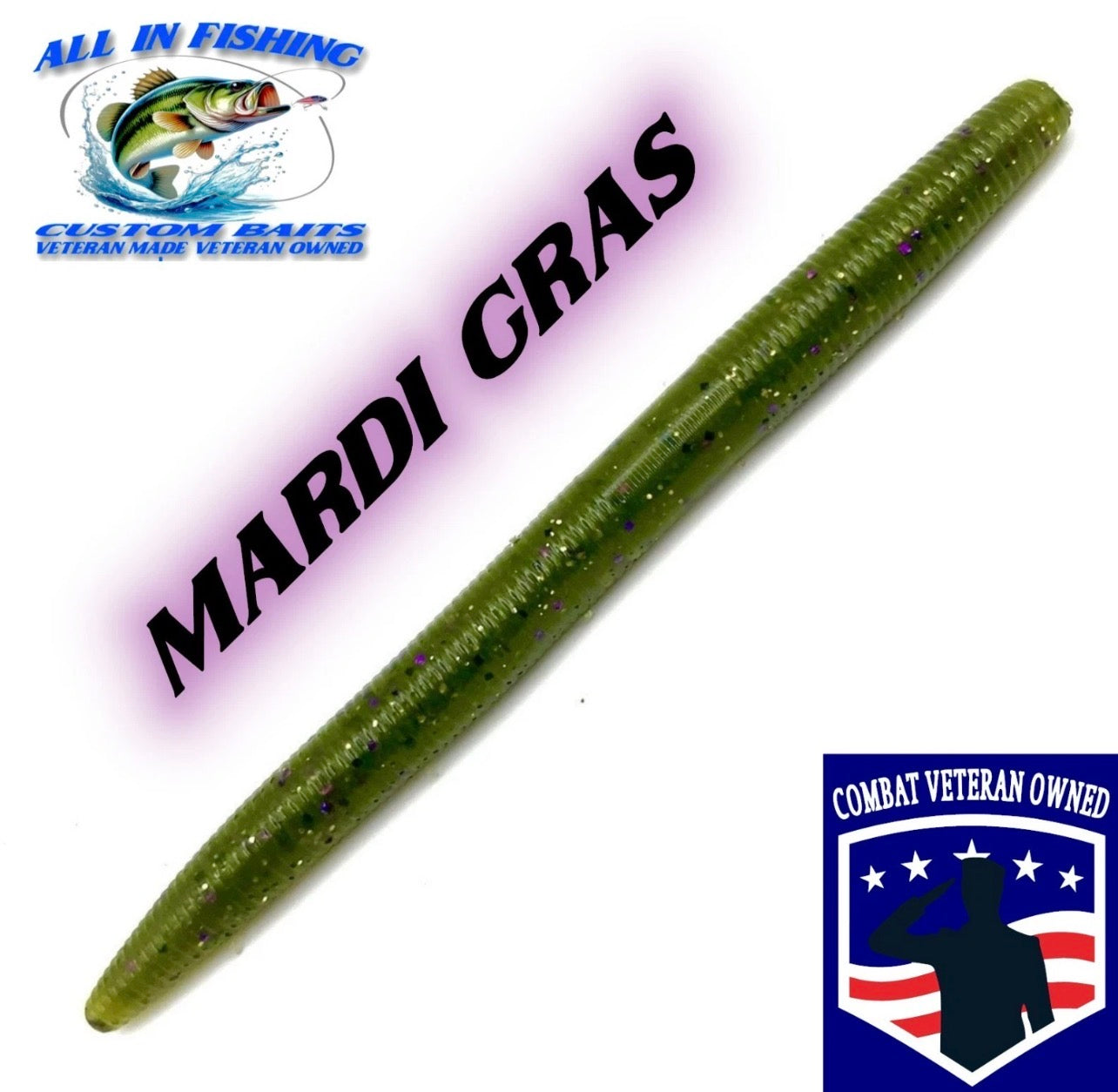 Stick Bait - 4" or 5" (Choose Color & Size) - 15 Pack
