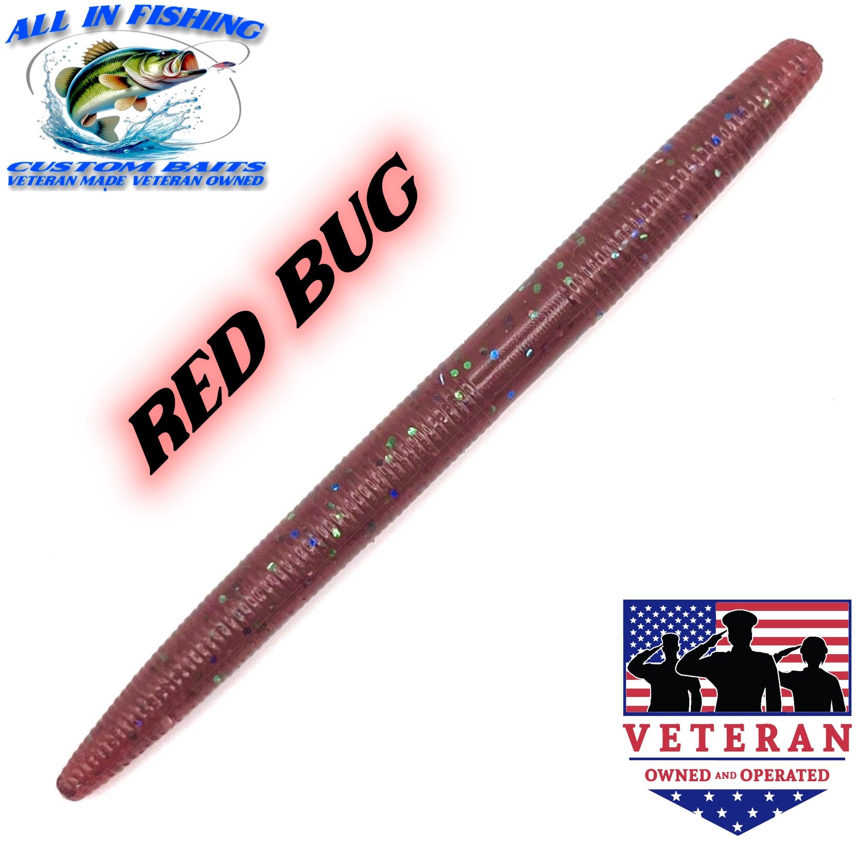 Stick Bait - 4" or 5" (Choose Color & Size) - 15 Pack