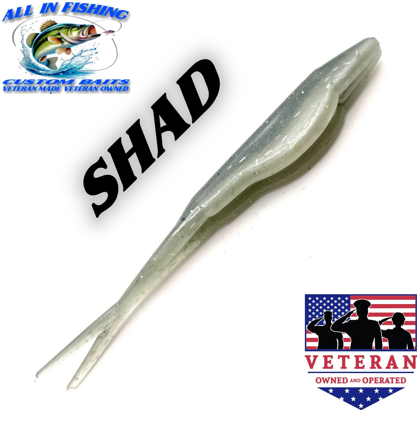 12ct fluke (choose size, color)
