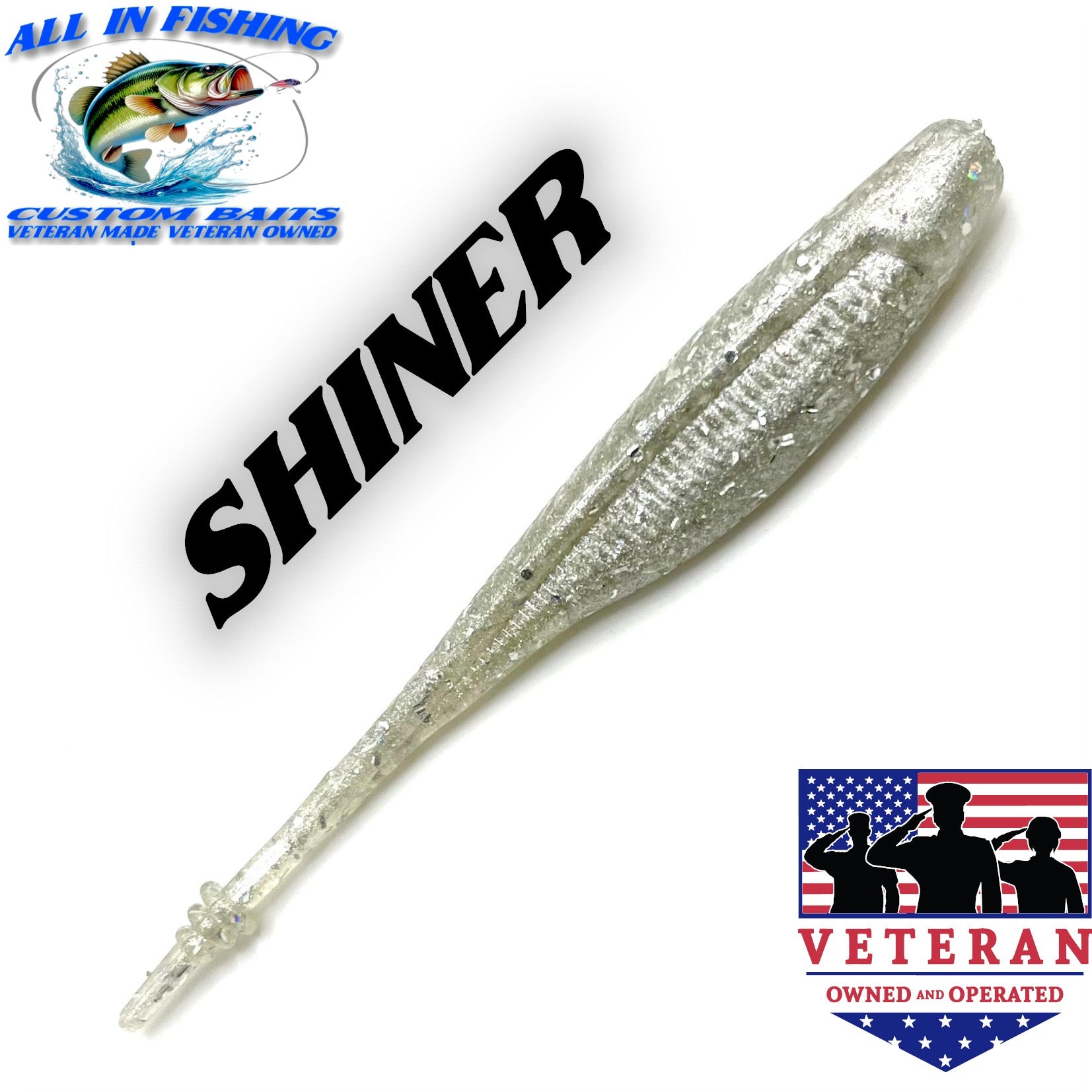 4'' pinpoint jerk/swim bait (choose color)