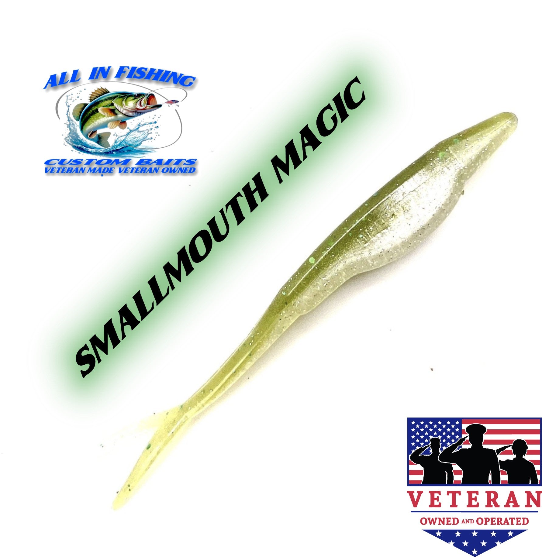 12ct fluke (choose size, color)