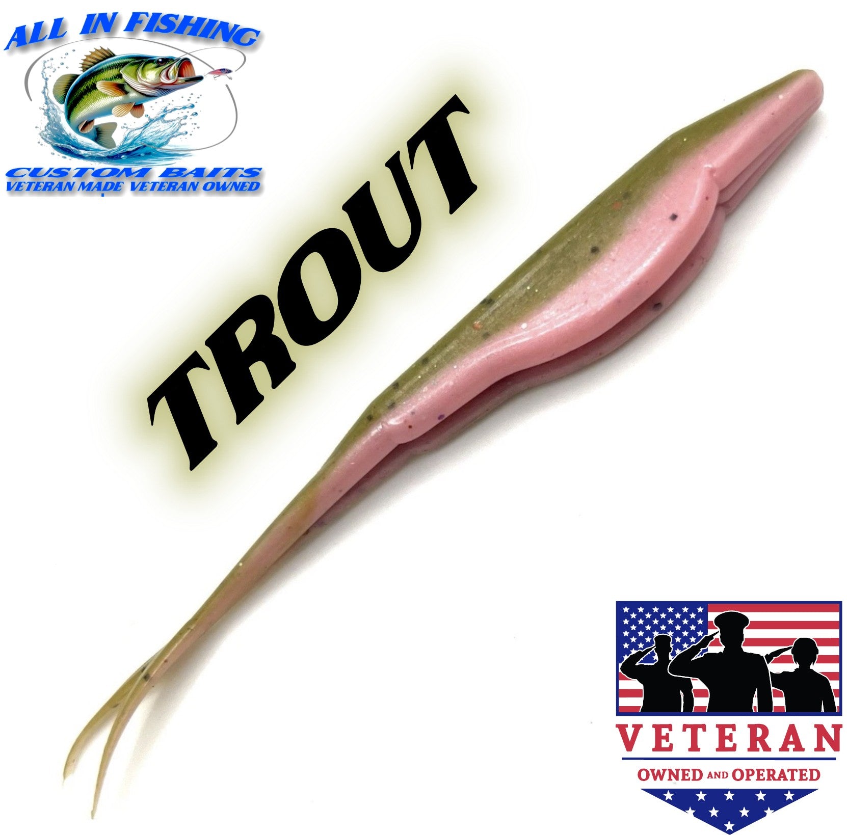 12ct fluke (choose size, color)