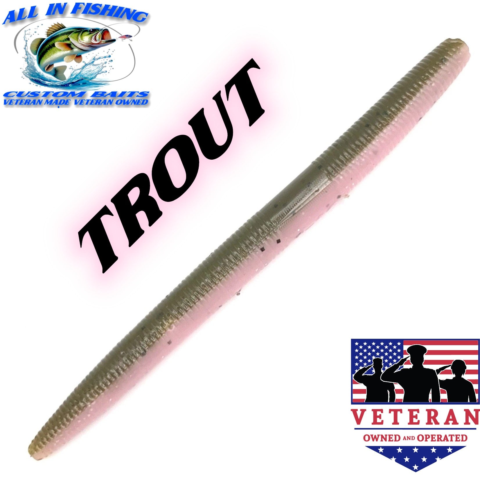 Stick Bait - 4" or 5" (Choose Color & Size) - 15 Pack