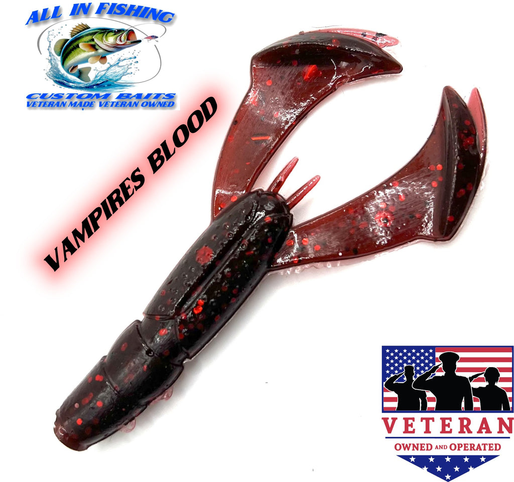 12ct 4'' hatchet craw choose color