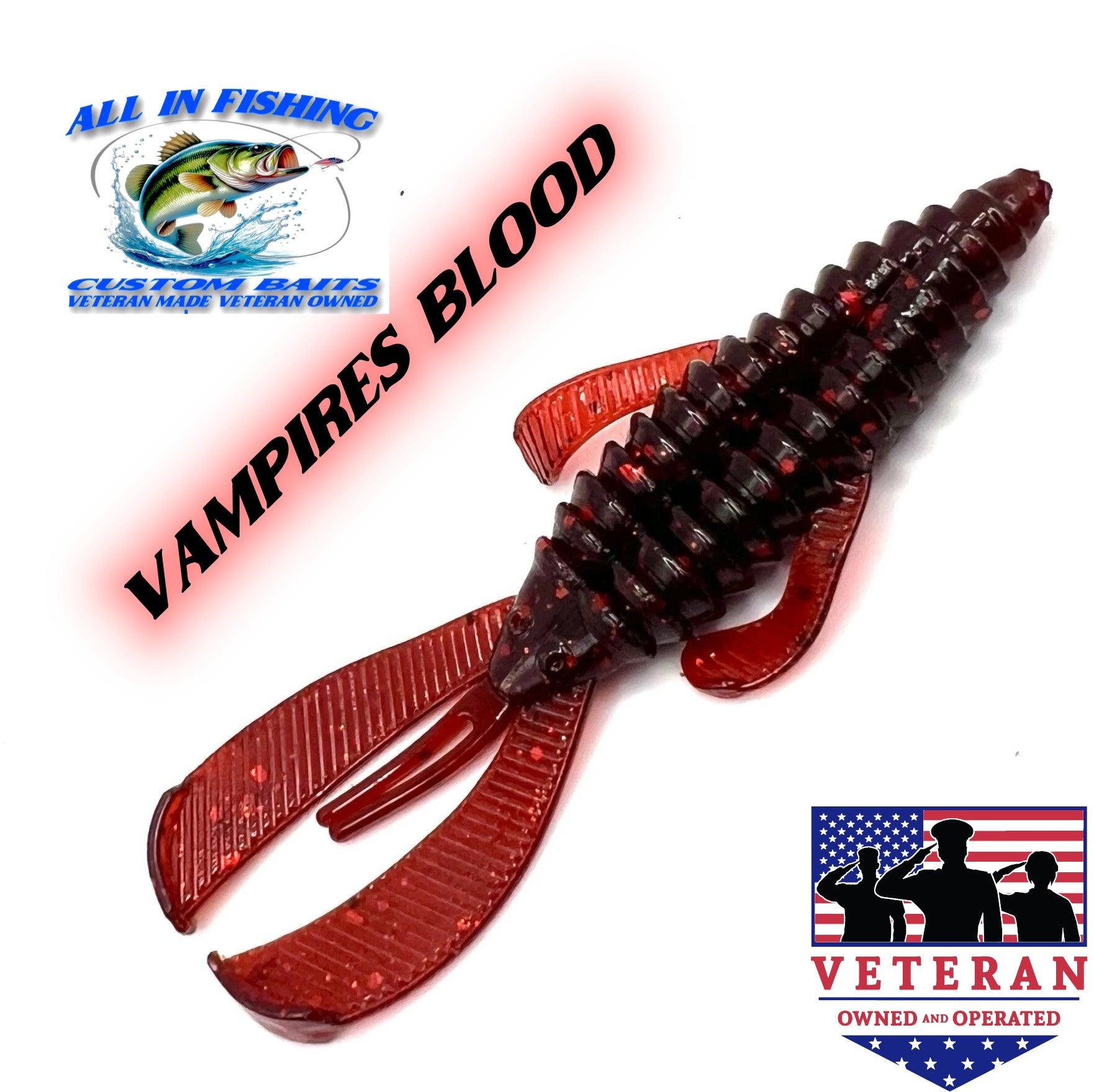 12ct 4'' Rage Bug Style (choose color) Creature Bait