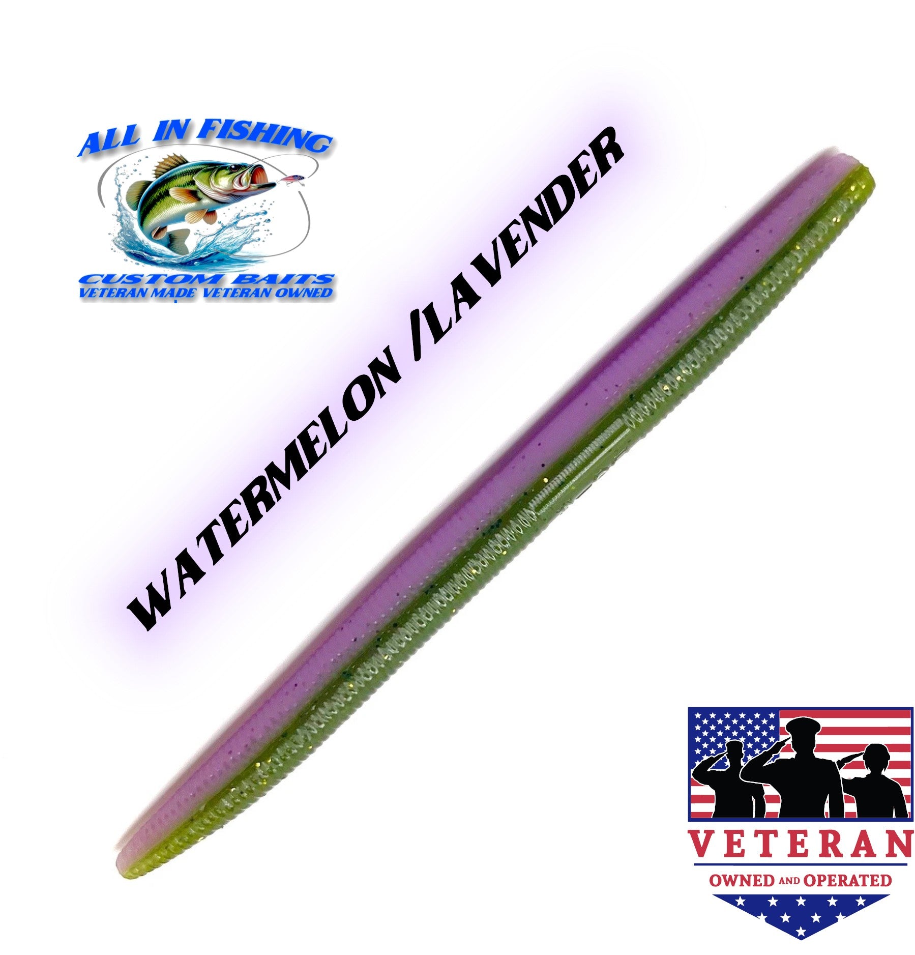 Stick Bait - 4" or 5" (Choose Color & Size) - 15 Pack