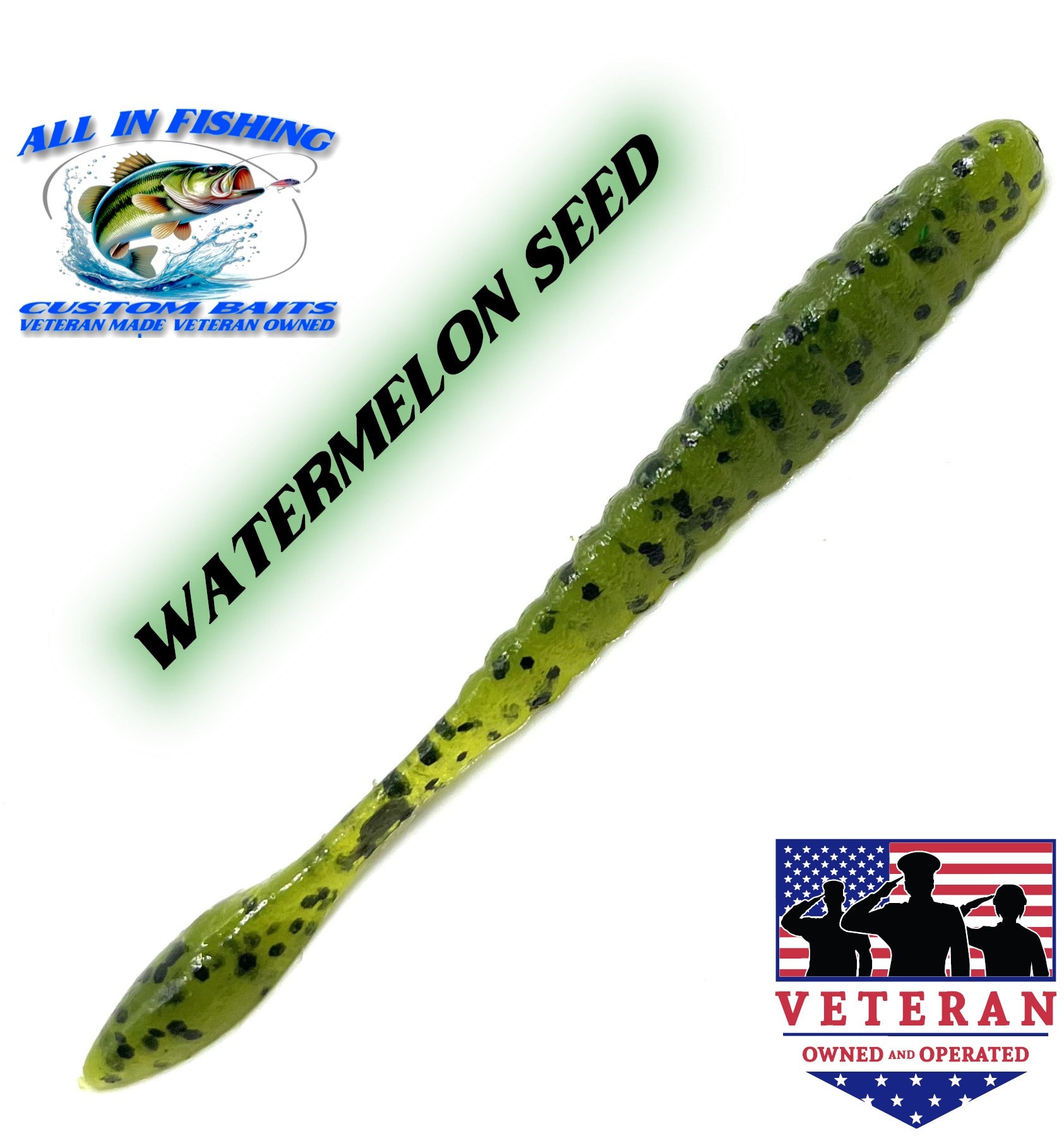 4'' flat worm (Choose Color ) - 20Pack